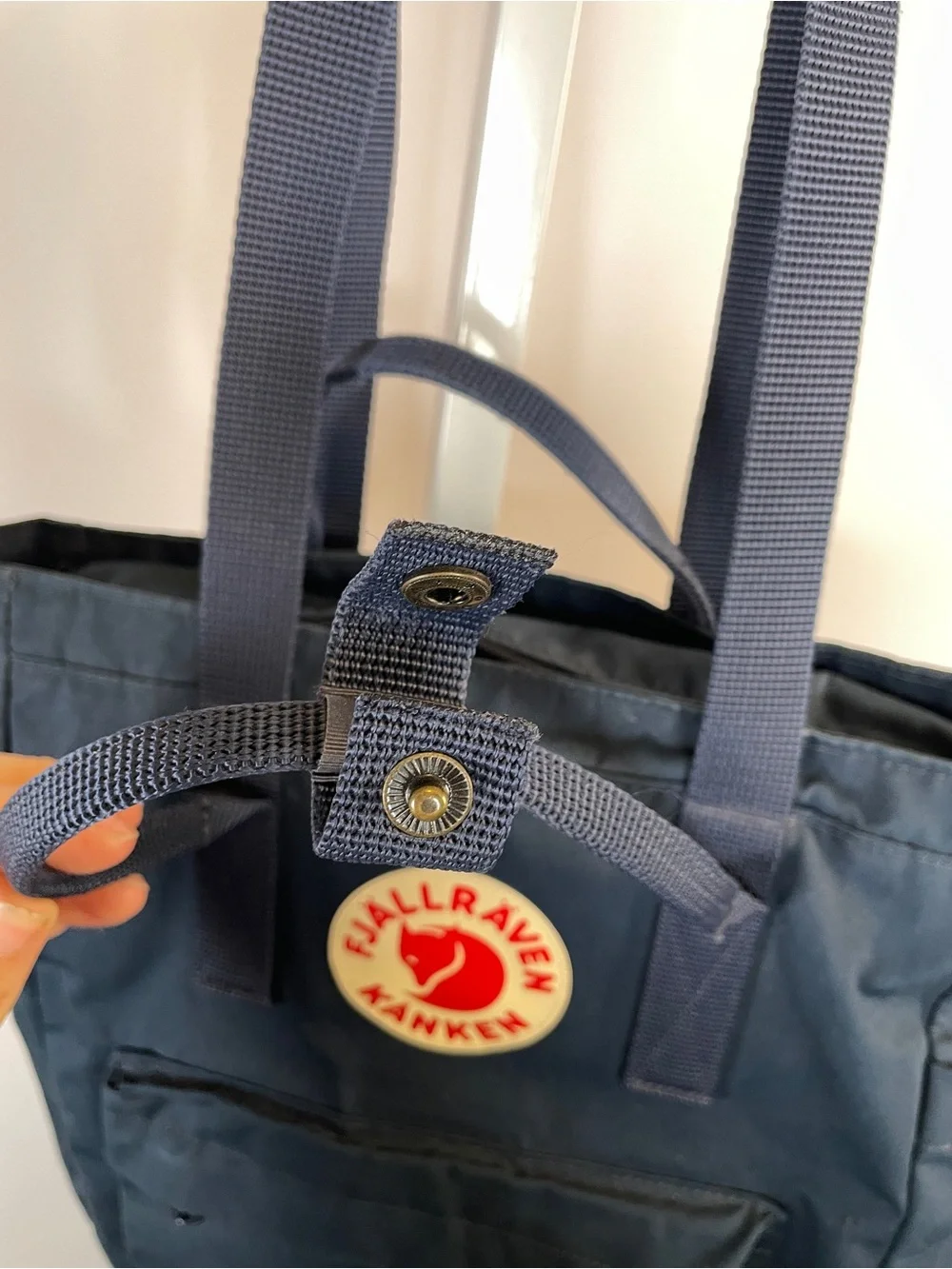 Fjallraven | Kanken Totepack Convertible Tote Bag Backpack Navy Blue G1000